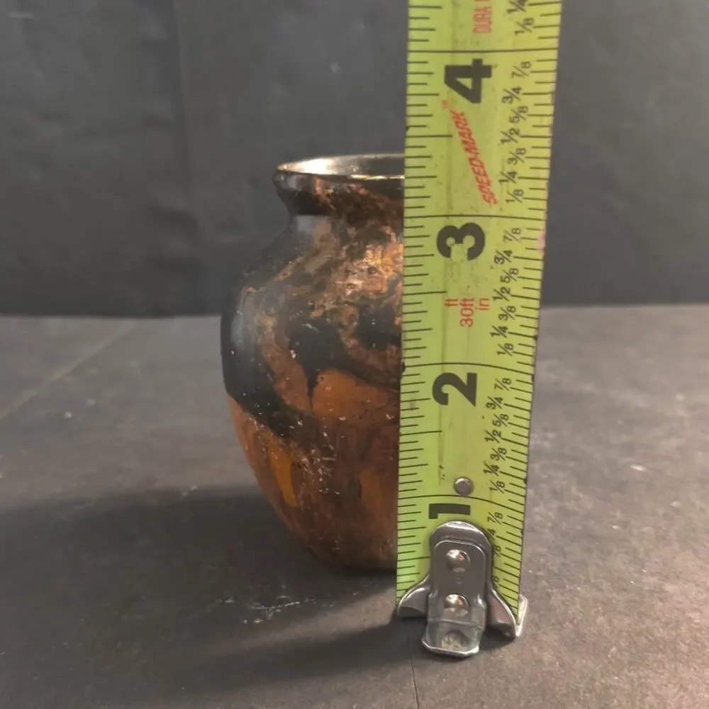 Handmade vintage marbled